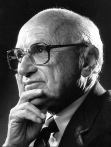 Nobel Prize winner, Milton Friedman